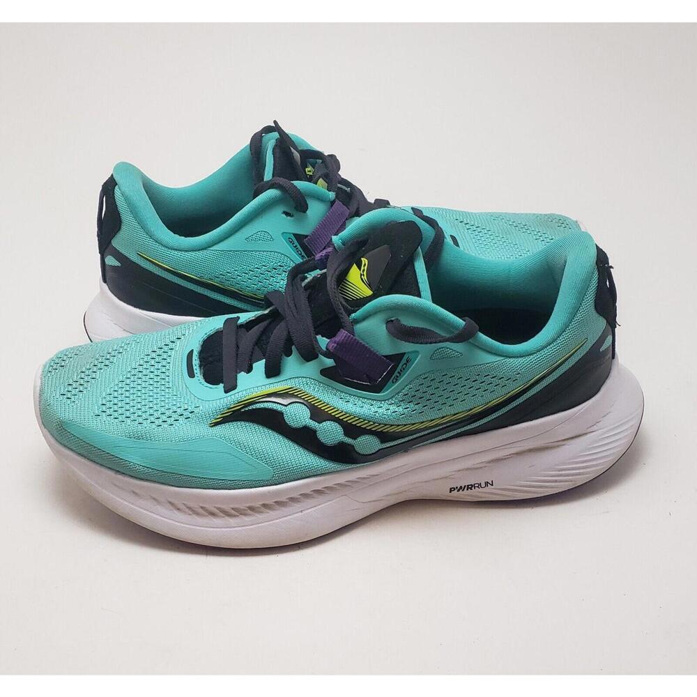 Saucony Teal and Purple Athletic Shoes